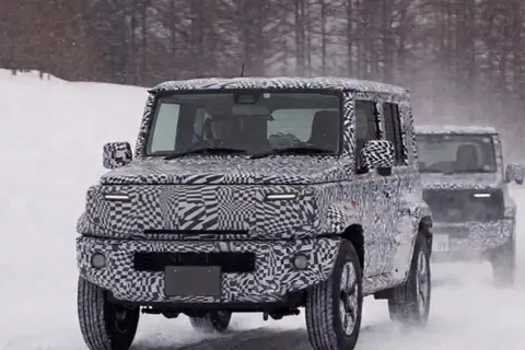 鈴木Jimny測試車現身雪地 传將推出電動版本